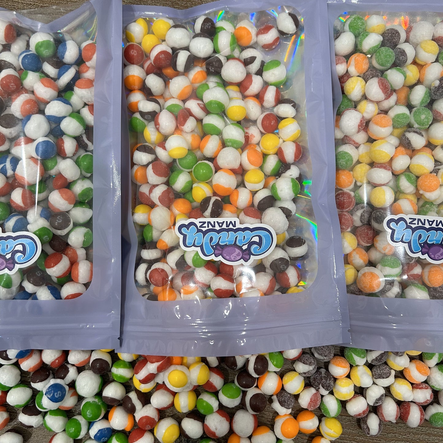 Freeze-Dried Rainbow Pop-ems Original, Sour, & Berry Flavors Combo Pack